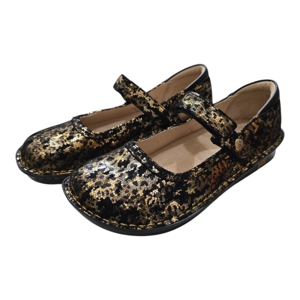 Alegria Belle Mary Jane Shoes In Glammo 37 US 7/7.5 Leather Ergonomical Comfort